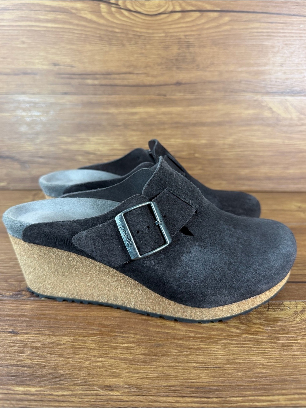 Birkenstock Papillio Fanny Wedge Clog Slip On Shoes Women’s size 37/6